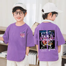 Load image into Gallery viewer, Korean Children's Clothes 2025 Summer Tops Art New York City Graphic T Shirts Cotton Baby Boys Short Sleeves Shirt Kids Clothes
