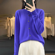 Load image into Gallery viewer, Women's Merino Wool Button Cardigan
