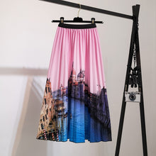 Load image into Gallery viewer, New Skirt Women's Printed Pleated Skirt
