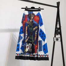 Load image into Gallery viewer, New Skirt Women's Printed Pleated Skirt
