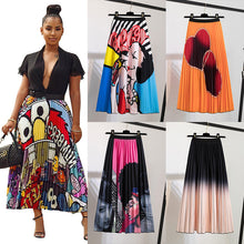 Load image into Gallery viewer, New Skirt Women's Printed Pleated Skirt

